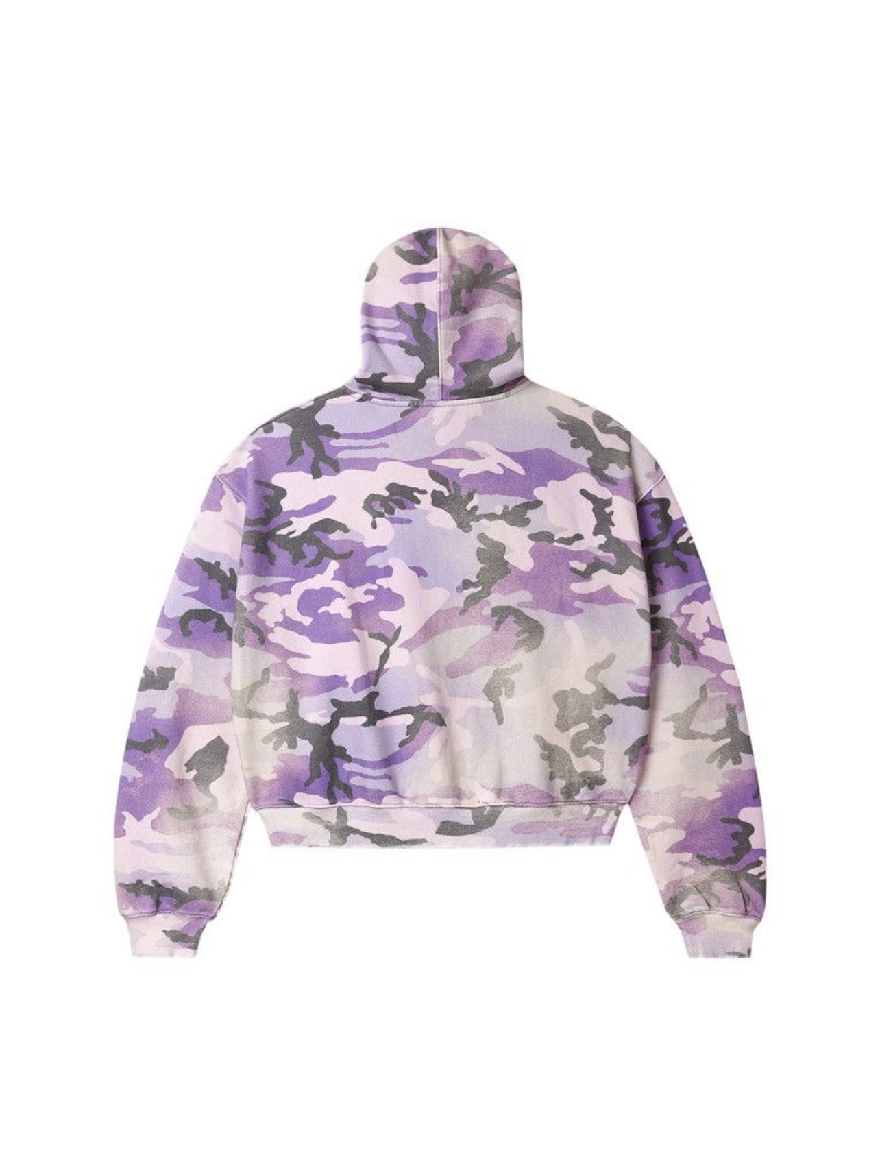 Vale Forever purple cheetah camo zip up