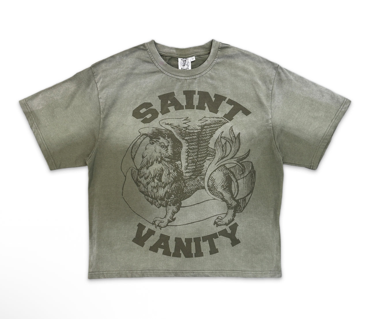 Saint Vanity Griffin Logo Tee “Olive”