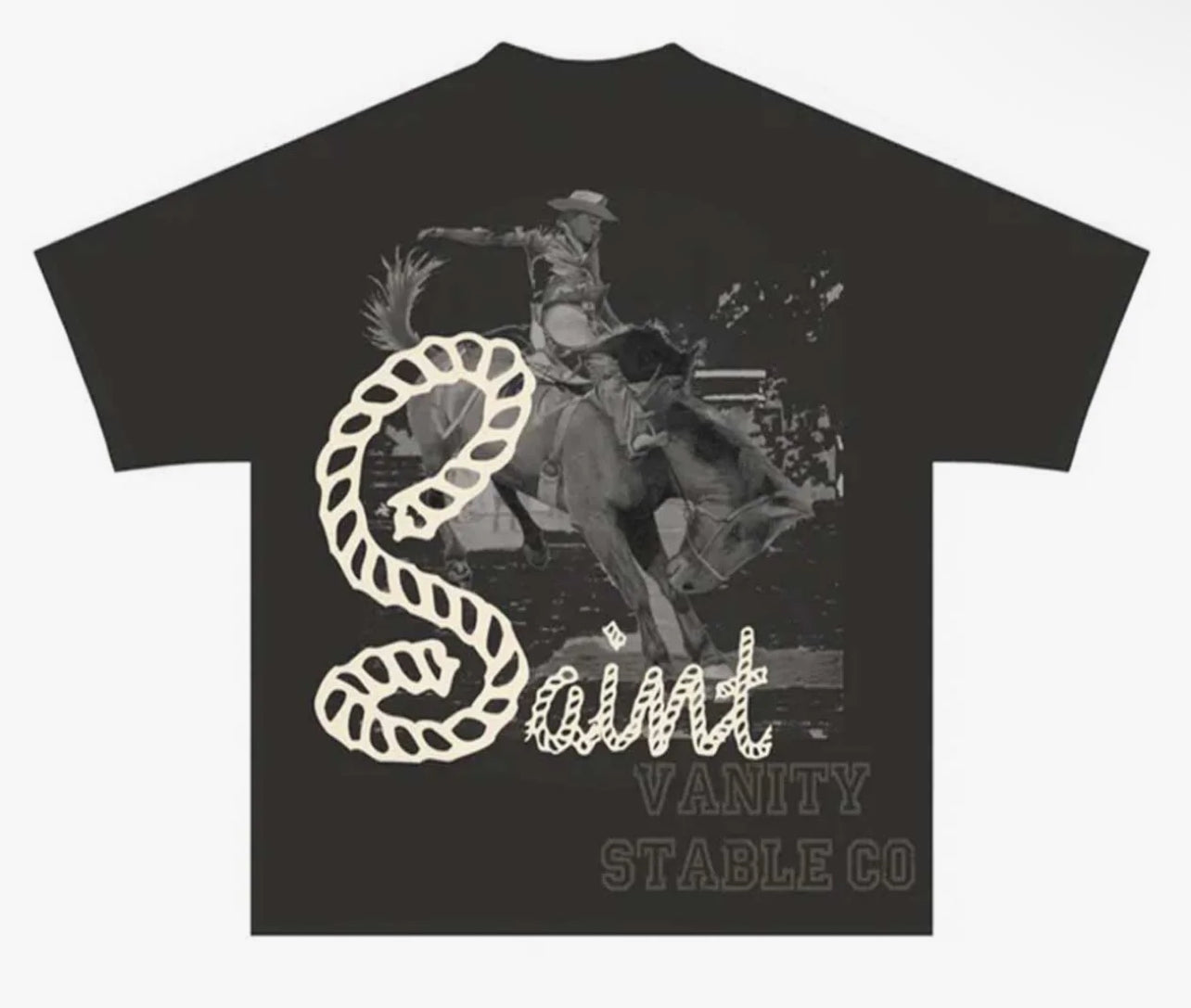 Saint Vanity Stable Tee Faded Black