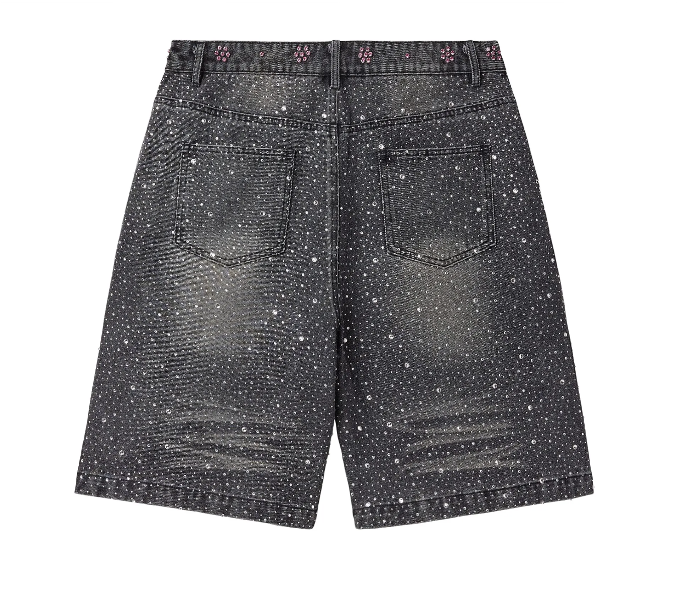 Vale Forever Iced Out Jorts Black