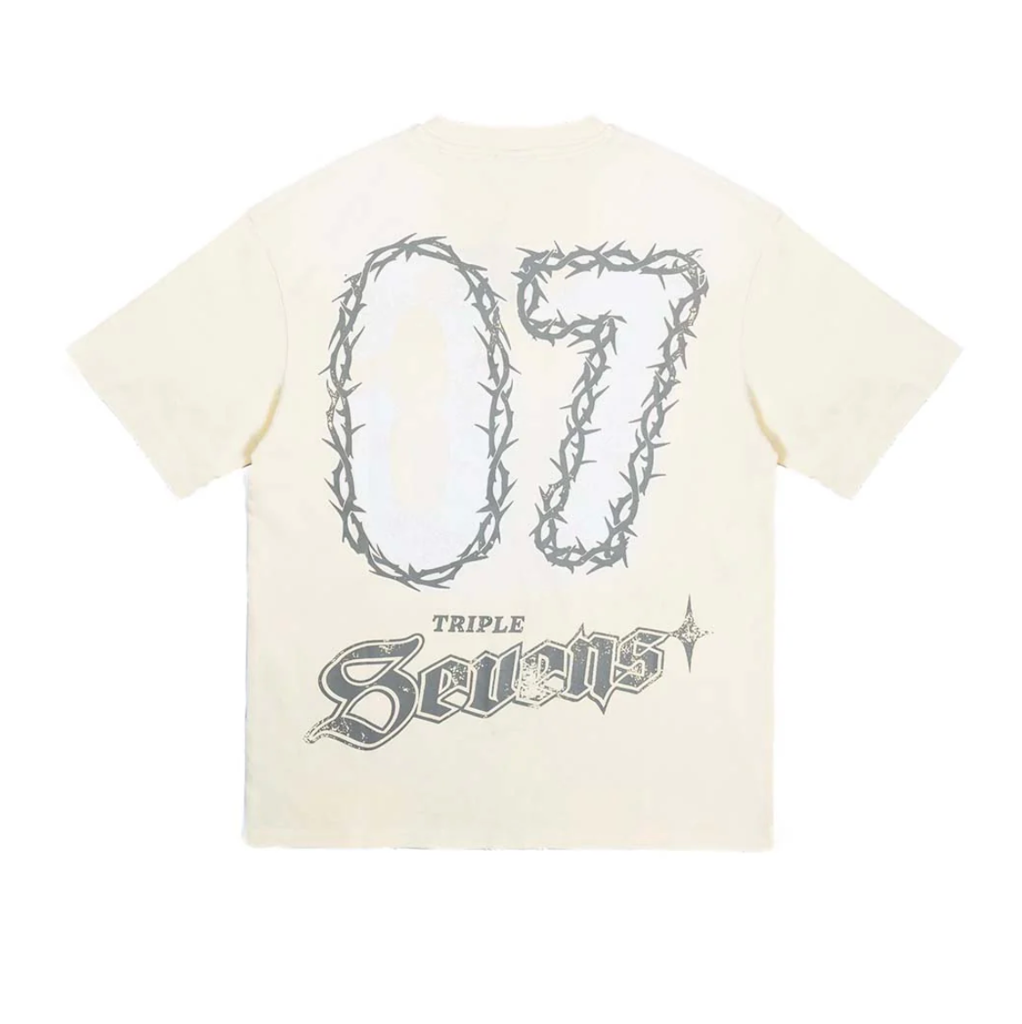Triple Sevens NY Savior Cream Tee