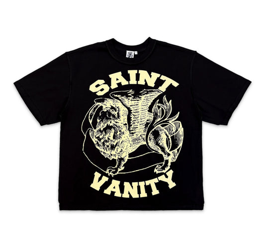 Saint Vanity Griffin Logo Tee “Black/Cream”