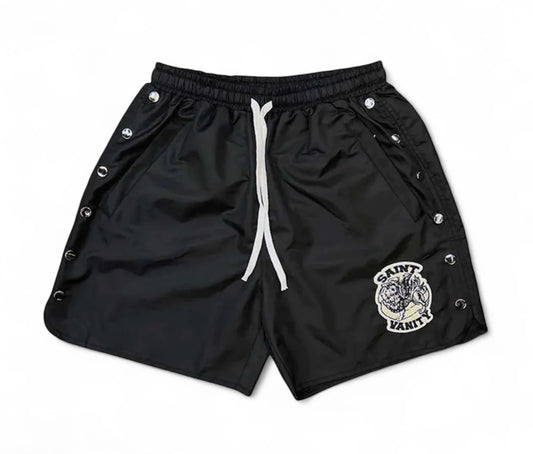 Saint Vanity Nylon Shorts “Black”.