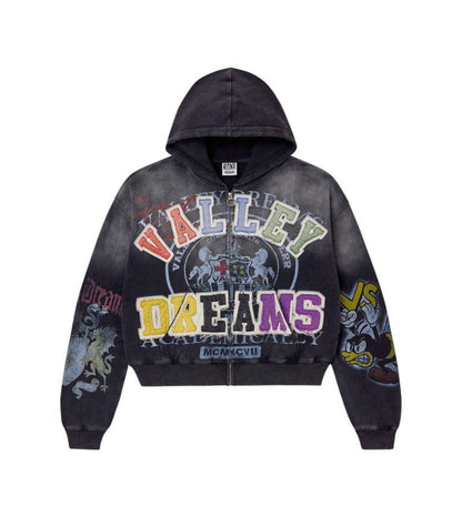 Vale Forever Blasted Zip Up Black