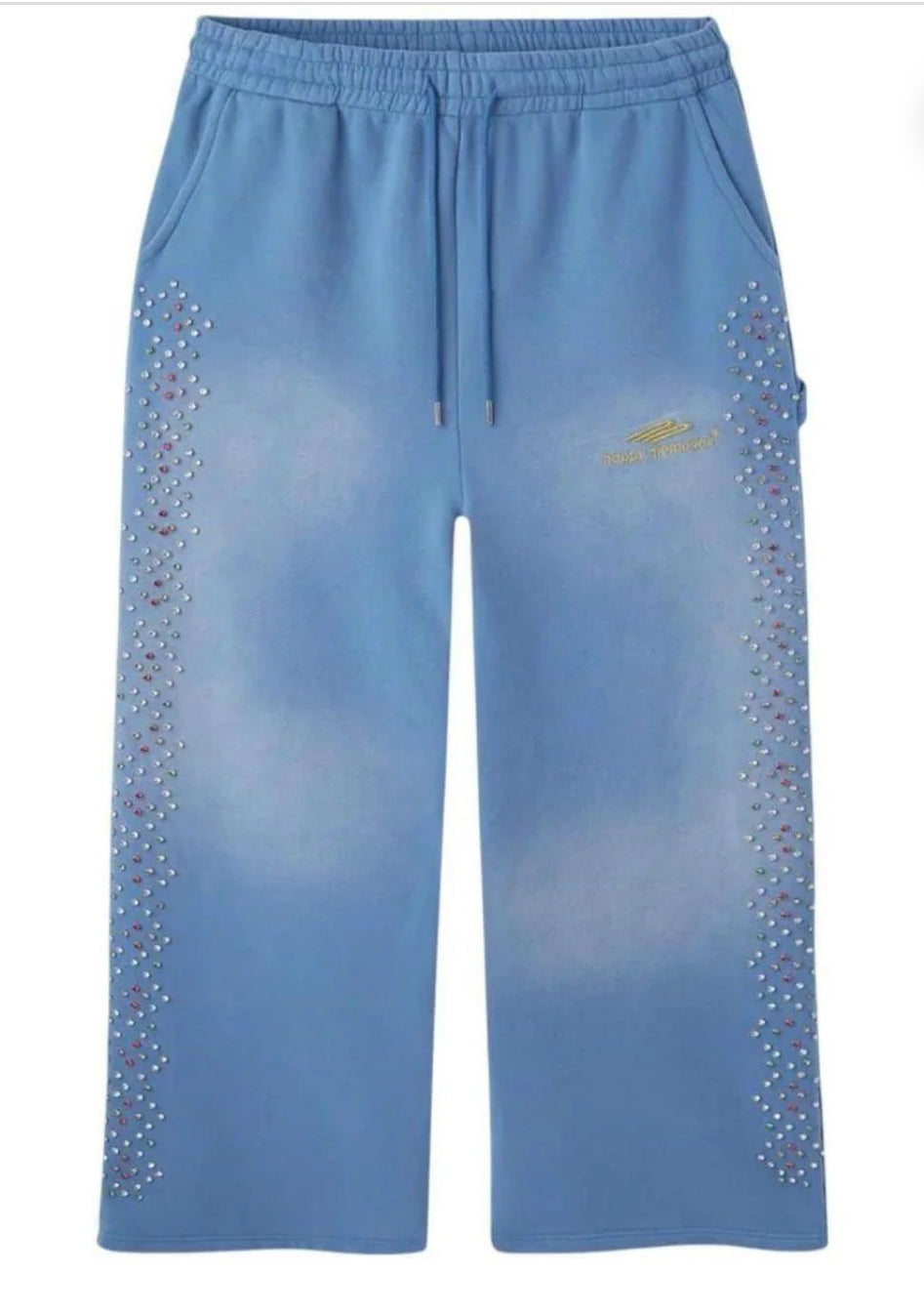 Happy Memories Crystal Sweatpants Powder Blue ￼