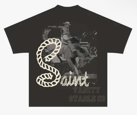 Saint Vanity Stable Tee Faded Black