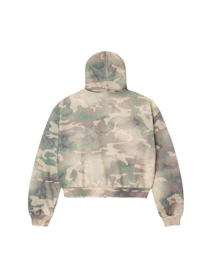 Vale cheetah camo zip up ￼