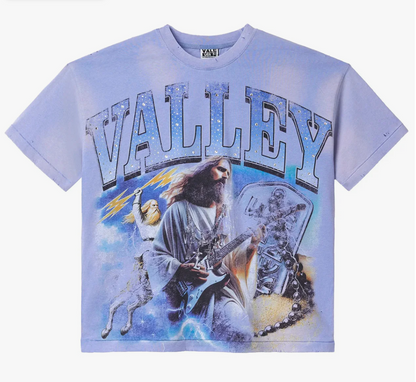 Vale Forever Holy Metal Bling Tee Blue