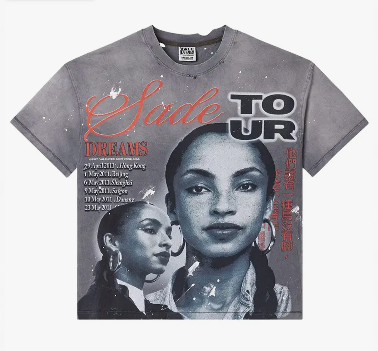 Vale Forever HK Tour Tee Grey