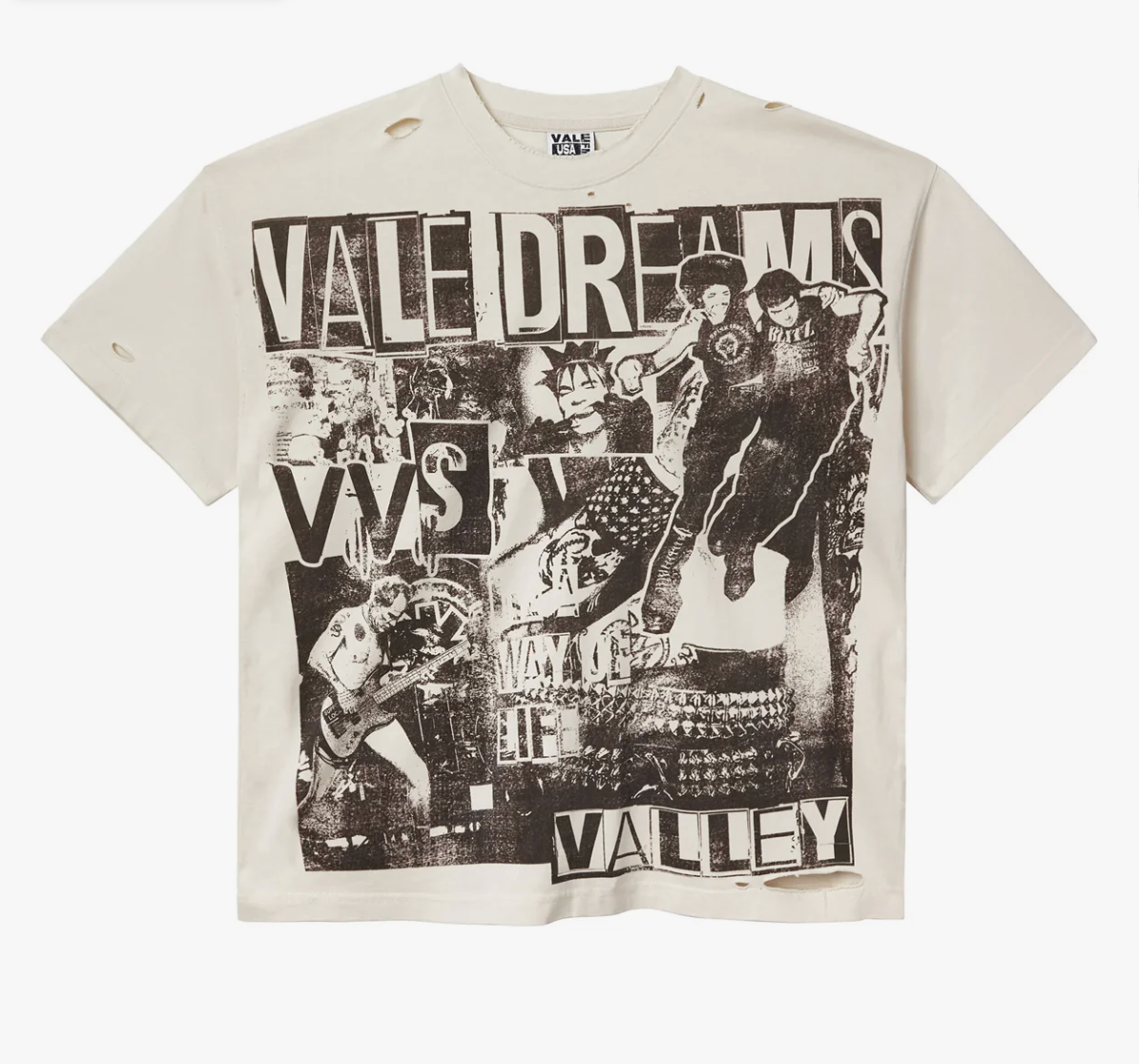 Vale Forever Moshpit Tee Cream