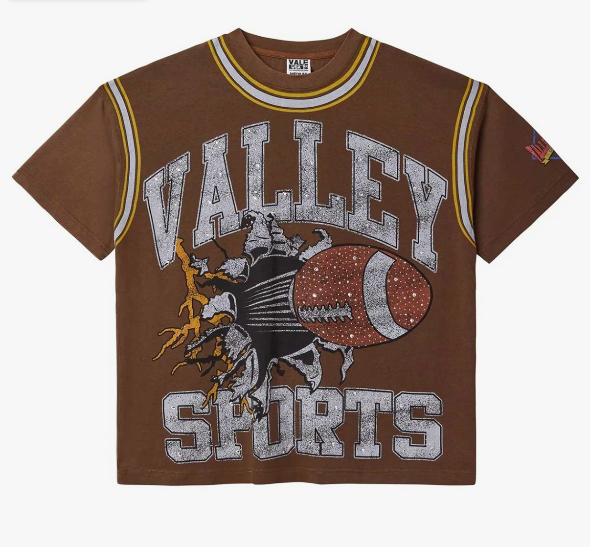 Vale Forever Classic Bling Tee Brown