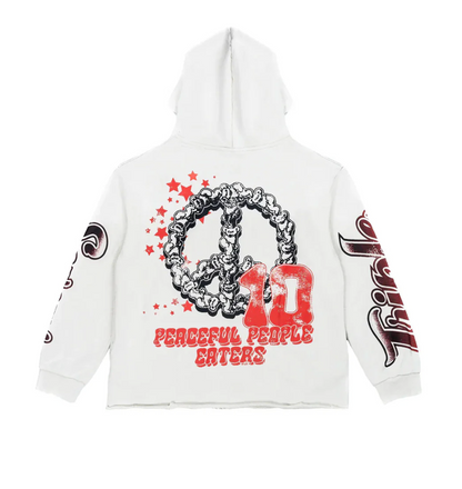 Triple Sevens All Star Hoodie White Red