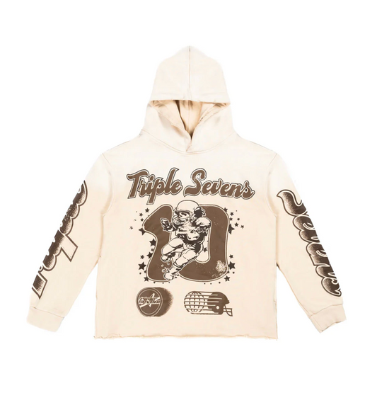 Triple Sevens All Star Hoodie Brown Cream