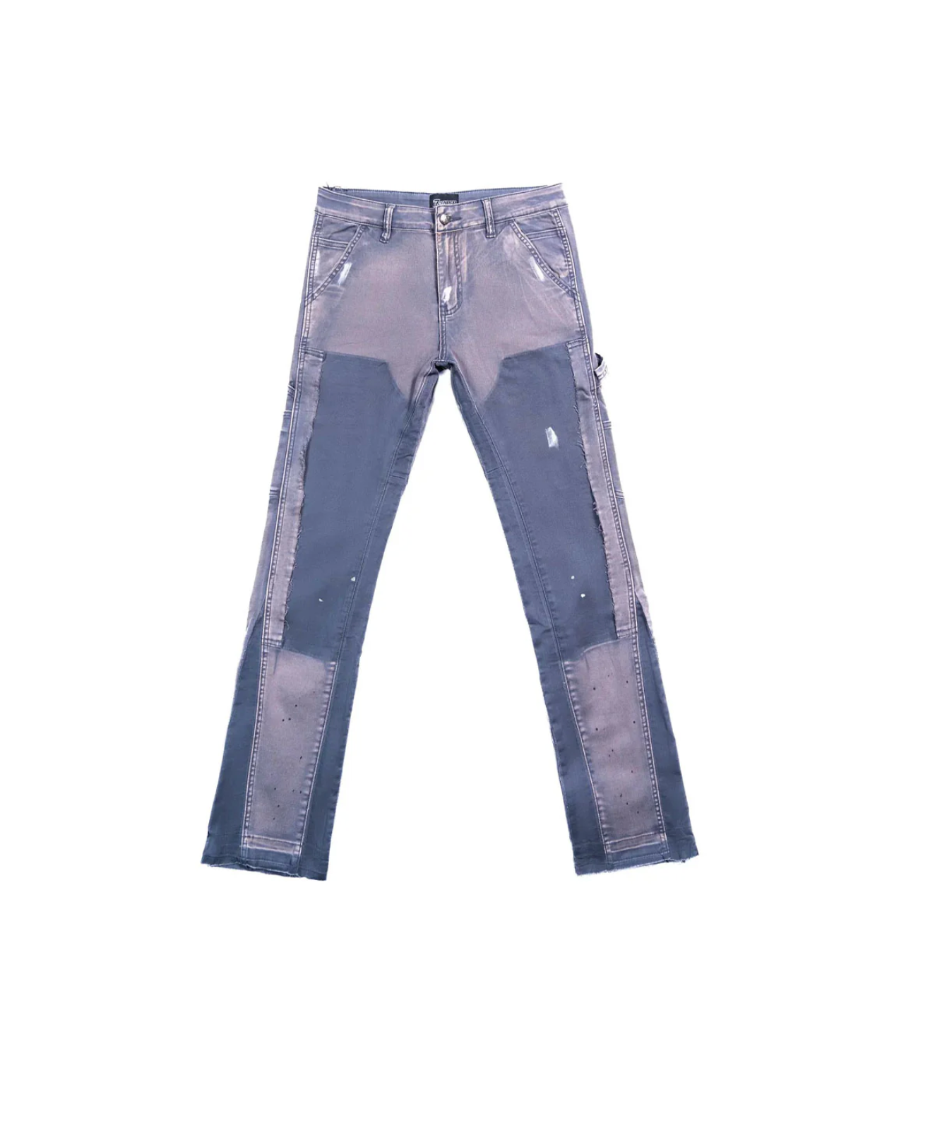 Triple Sevens x Sniper Gang Flared Denim Grey/Blue