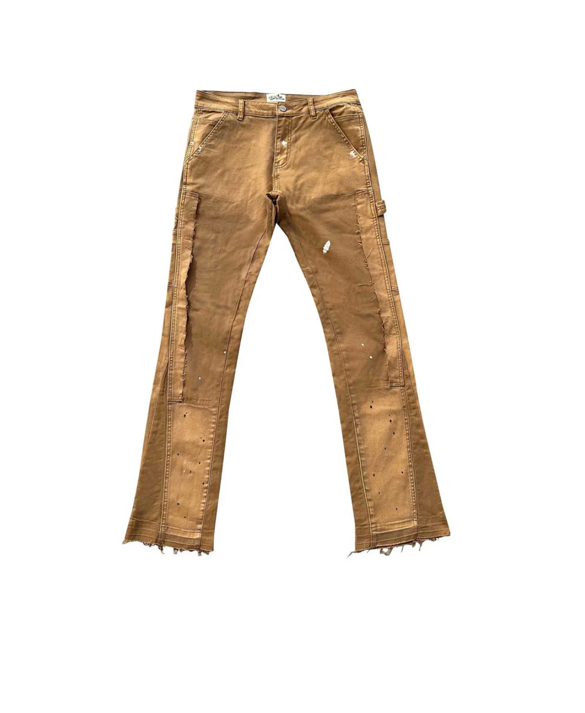 Triple Sevens Flare Denim Khaki Pants