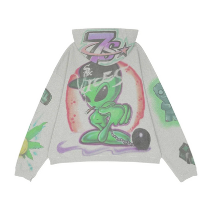 Triple Sevens Vices Hoodie Grey